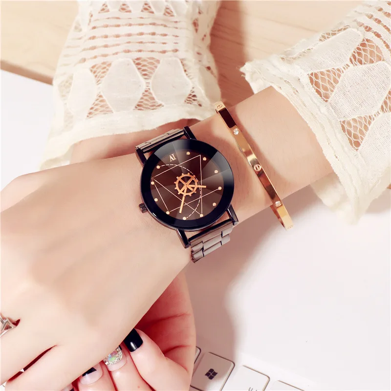 

Fashion Quartz Watch Men Women Casual Watches Ladies Wrist Clock Stainless Steel Female Bracelet Watches Hours relogio femenino