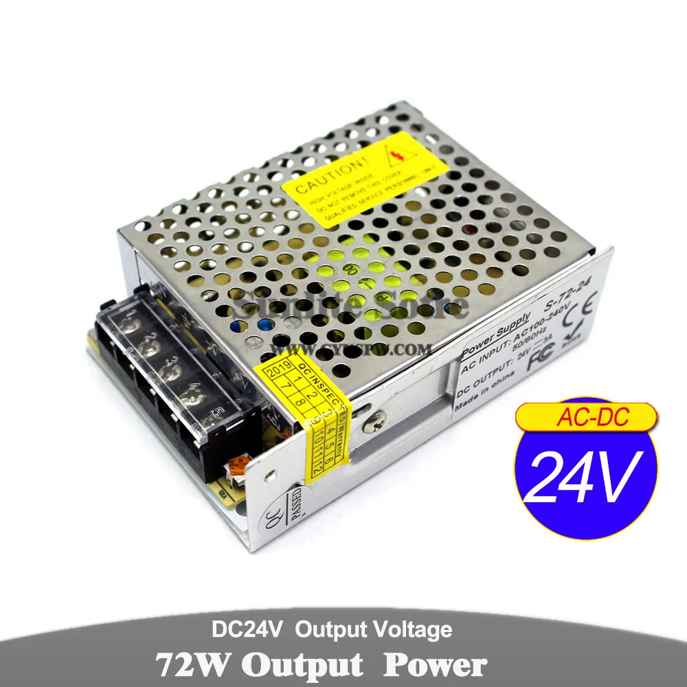 24V72W