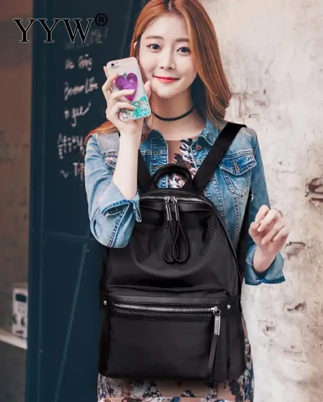 Oxford Mochila mujeres Casual Daypacks Superficie suave alta calidad del bolso de escuela femenina del grano Mochila bolsas de viaje Oxford Mochila mujeres Casual Daypacks Superficie suave alta calidad del bolso de escuela femenina del grano Mochila bolsas de viaje