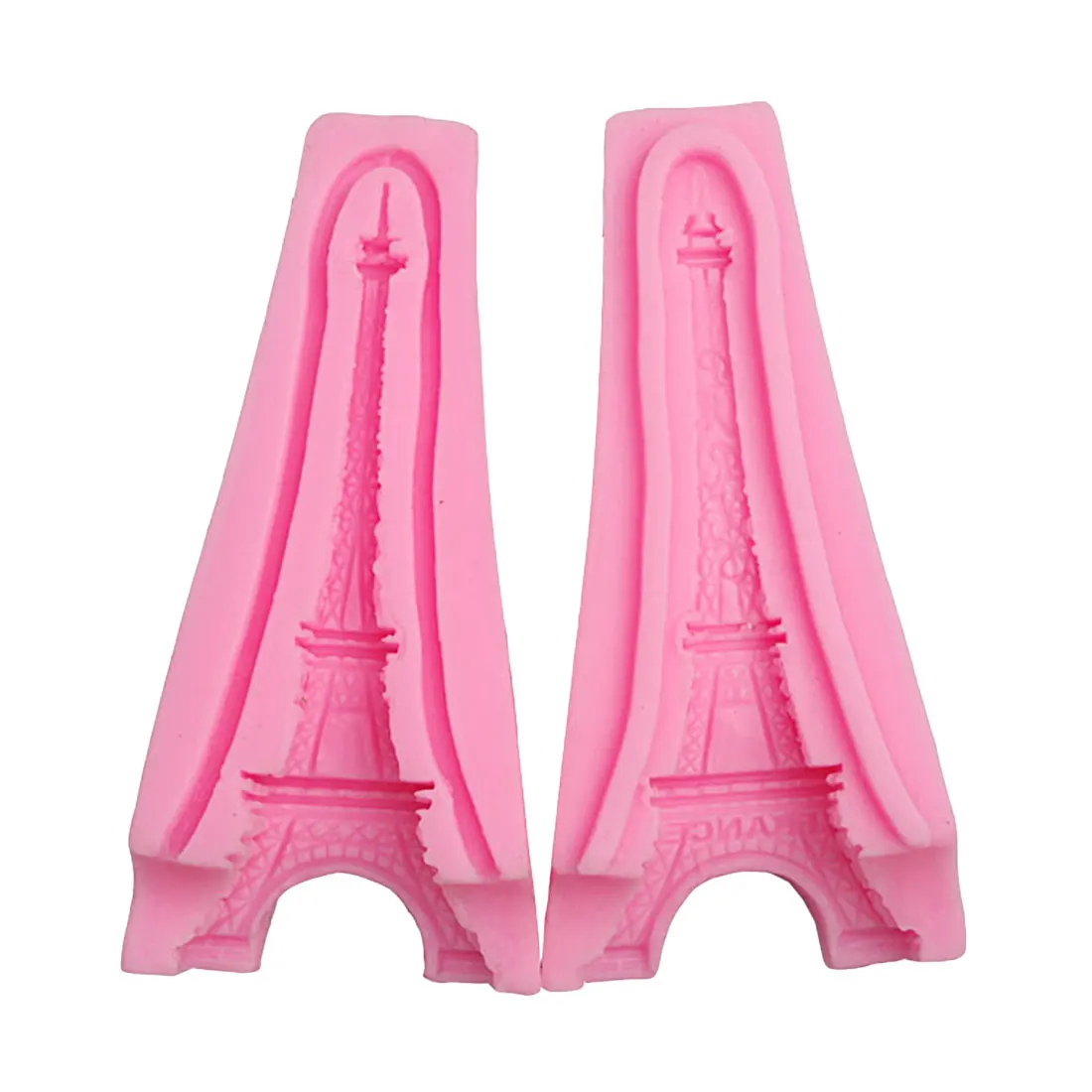 

New Arrival Eiffel Tower 3D Shape Silicone Mold Cookie Fondant Cake Chocolate Pudding Mould Diy Candy Pastry Baking