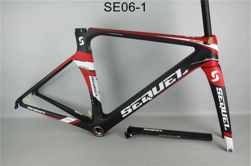 Excellent 2019 Seuqel DCRF07 carbon bike road frame T800 BB30/BSA OEM color carbon bicycle frame for high people 49 Excellent 2019 Seuqel DCRF07 carbon bike road frame T800 BB30/BSA OEM color carbon bicycle frame for high people 49