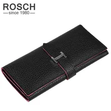 ROSCH Frauen Brieftasche Pu-leder 2016 Multicolor Haspe Kupplung Geldbeutel für Frauen Berühmte Marke Frauen Geldbörsen für Karten