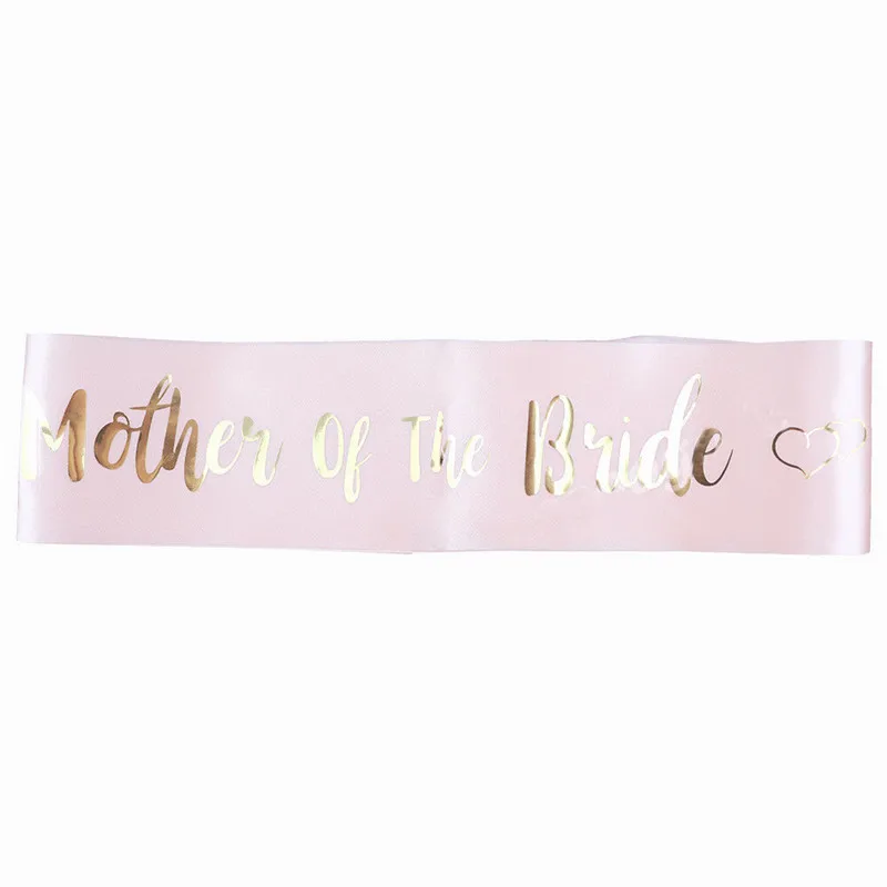 Pink Hot Stamping Bride Etiquette With Bride To Be Sash Bachelor Party Bridesmaid Team Bride Shoulder Strap Girl Beautiful Charm (10)