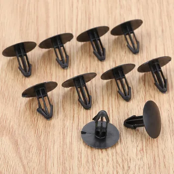 

50x 6mm Hole Auto Fastener Clip Car Machine Engine Cover Fender Fixed Clamp Plastic Rivet For Honda Civic Accord For Spirior Crv