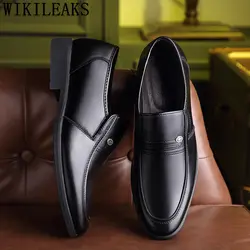 Мужская офисная обувь, лоферы, Мужская обувь для папы, Кожаные слипоны, Мужские модельные туфли в деловом стиле, zapatos de hombre de vestir, официальная