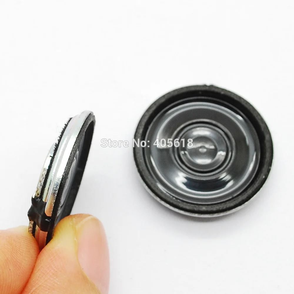 2pcs 1W 8 Ohm 8R Magentic Type Round Metal Shell Speaker Horn dia 23mm thickness 6mm for DVD