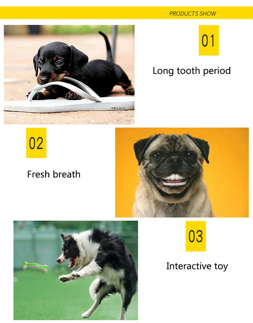 Зубная щетка для собак, чистящая палочка для домашних животных, молярные игрушки для собак, дезодорант, безопасный нетоксичный антиукус, играбельный Прорезыватель для зубов, s, m, l