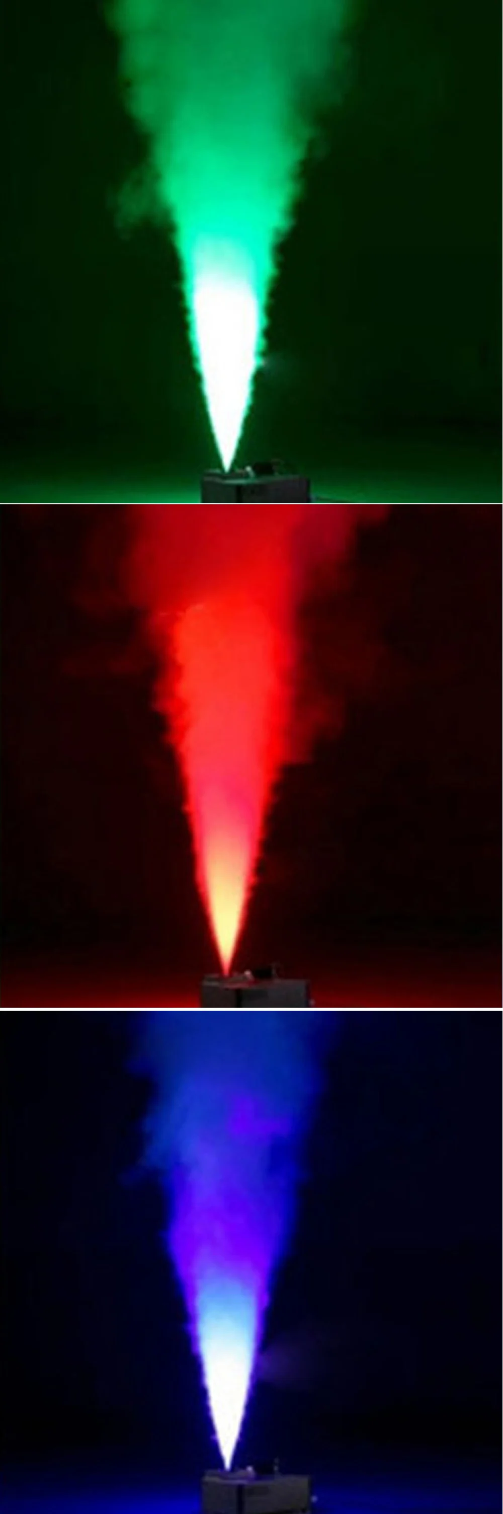 1500 W DMX машина тумана 24x3 W светодиодный RGB pyro Вертикальная дым машина Профессиональный туман для сцены вечерние клуб оснащение для Хэллоуина