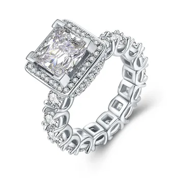 

High-end luxury fashion jewelry Crystal from Swarovskis Wedding Rings Jewelry Mother's Day Gifts Wedding Rings for Women