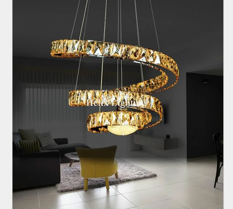 

Modern Crystal Pendant Lights For Living Room luminarias para sala plafon Pendant Lamp Fixture For Bedroom AC 100% Guaranteed