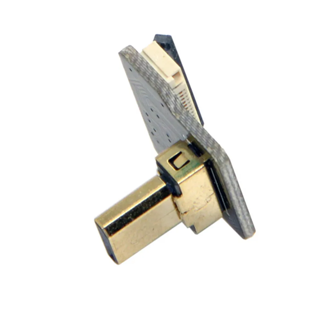 FPV 90 градусов вверх Угловой Micro HDMI Тип D Штекерный разъем для HDTV мультикоптера