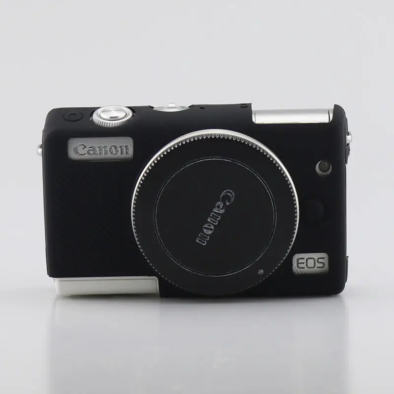 Силиконовая кожа брони чехол для камеры Canon EOS M200 цифровая камера s только|Сумки