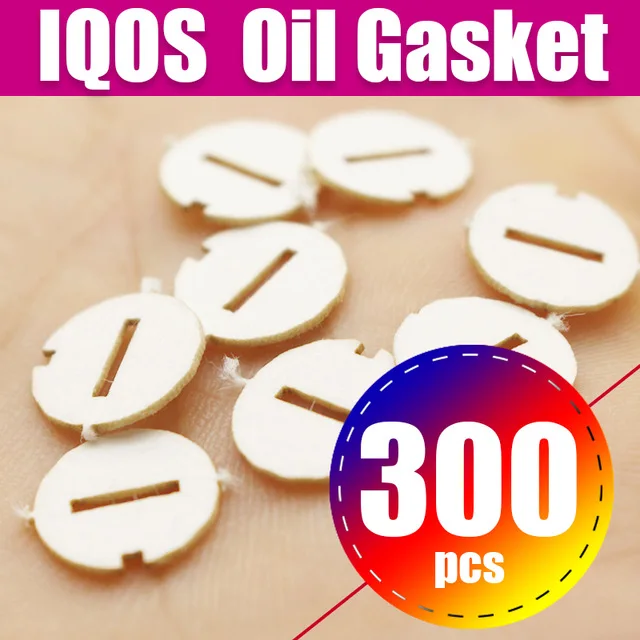 300PCS IQOS Clean Gasket For Repair Accessories holder heater Tool Little Slice 2.4 Plus Absorb Oil | Мобильные телефоны и