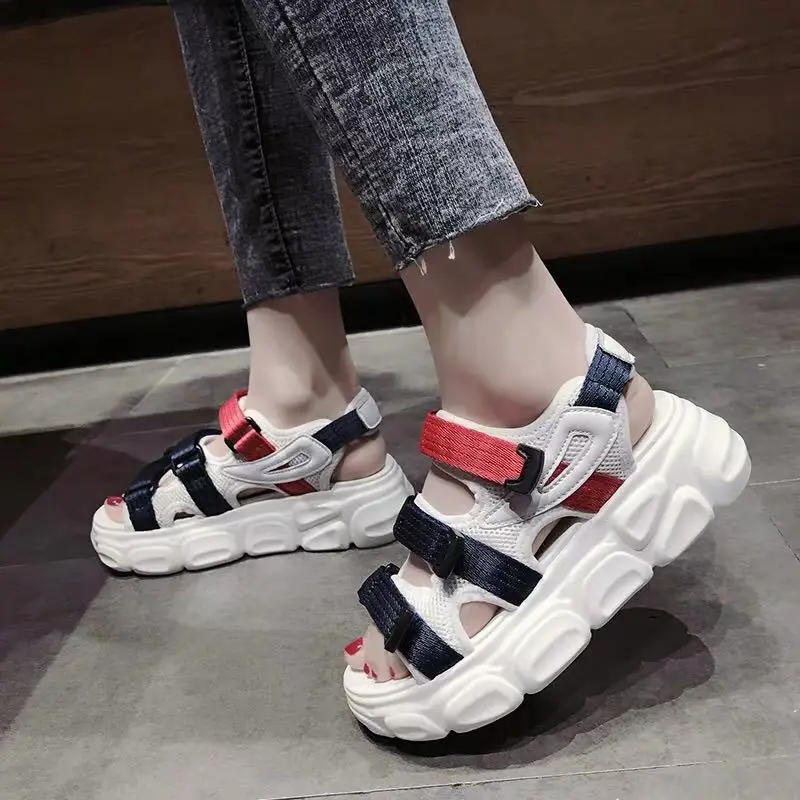 

Suihyung Women Summer Casual Shoes Platform Sandals Fashion New Thick Bottom Ladies Sport Sandals Roman Shoes Grils Beach Shoes
