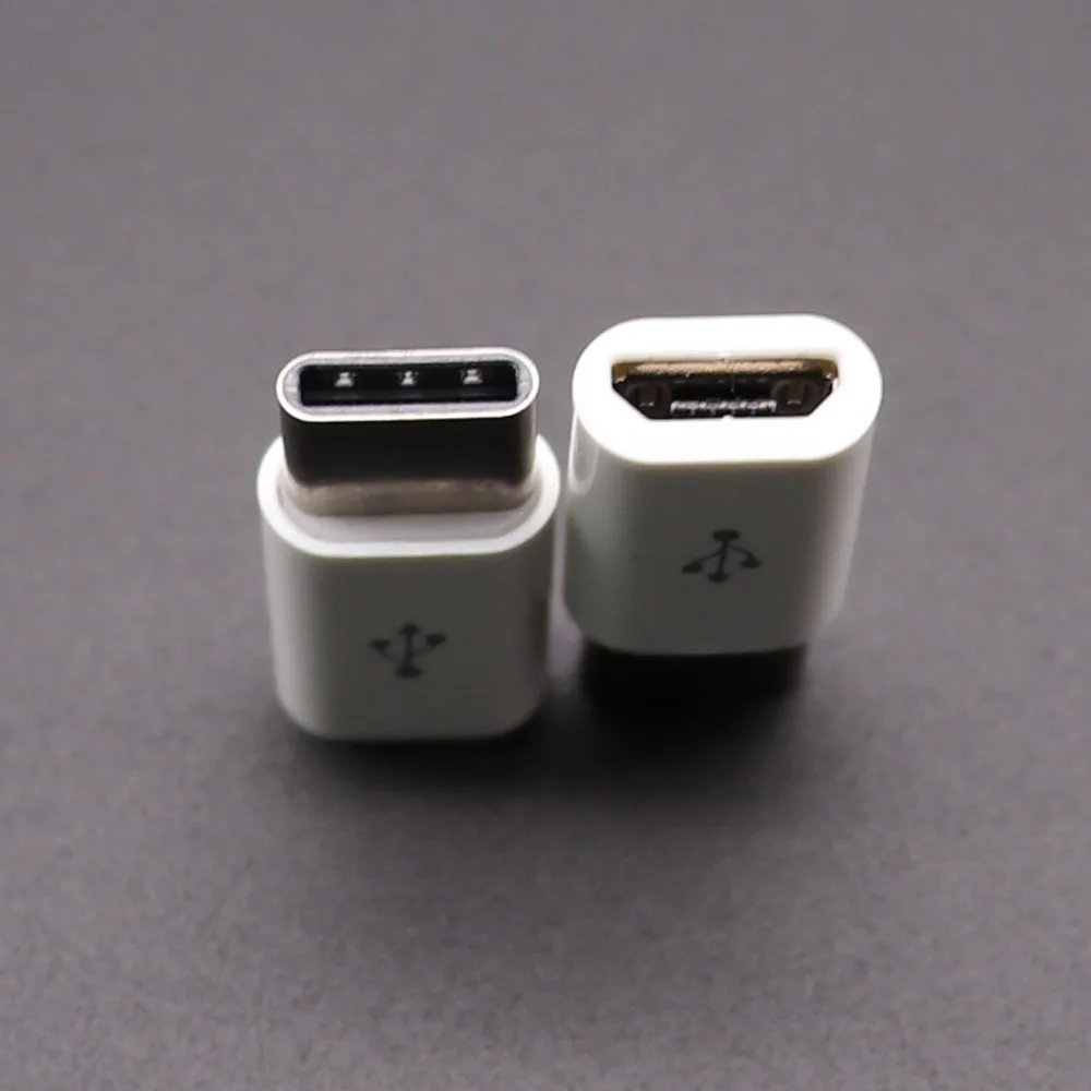Адаптер USB C к Micro кабель конвертер Type адаптер для Macbook Samsung s8 Huawei p10 p9 OTG