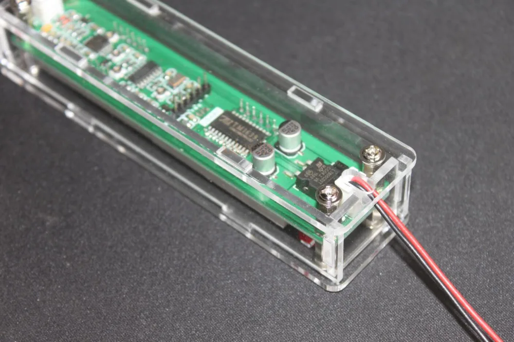 9-15 В постоянного тока синий цифровой частотомер радиочастотный сигнал 8 цифр 0,5" светодиодный 0,1 МГц~ 60 МГц 20 МГц~ 2,4 ГГц счетчик частоты с прозрачным корпусом