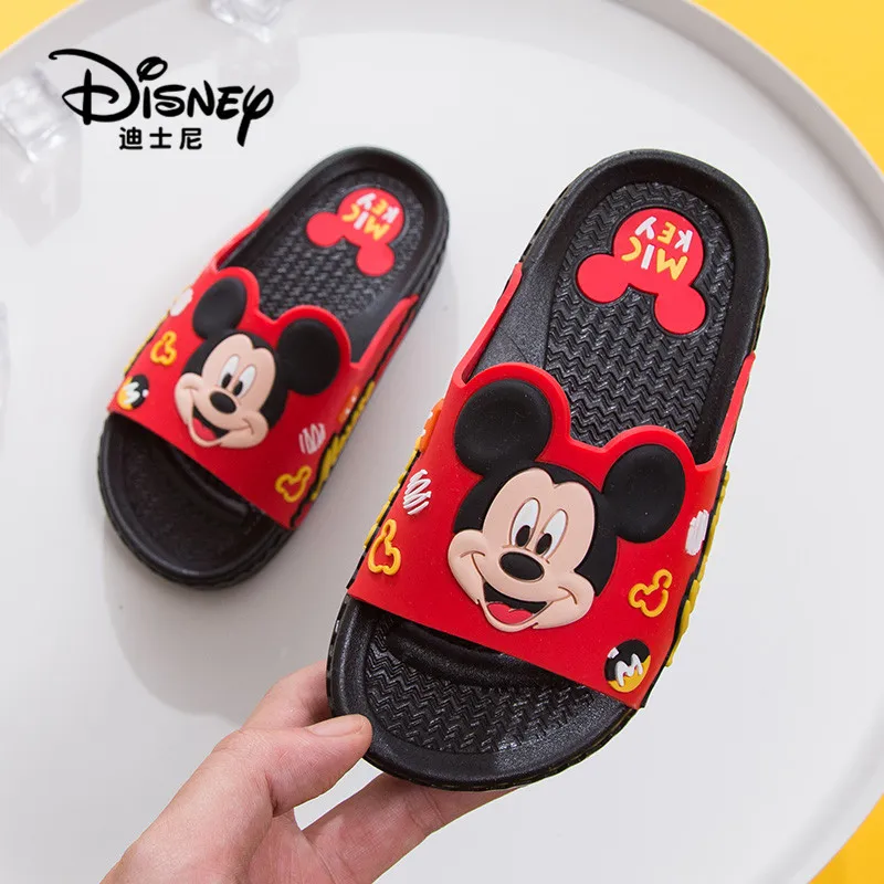 Оригинальные детские сандалии и тапочки Disney Новинка лета 2019 Нескользящие