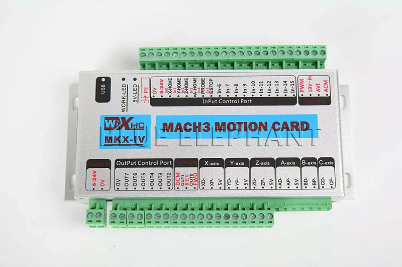 mach3 card of 6090 mini 3d cnc router 4 axis for advertising