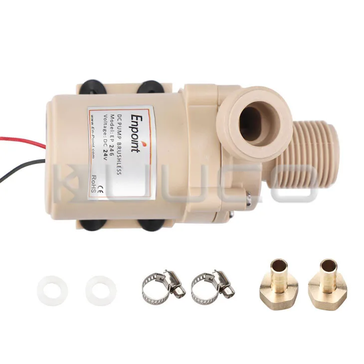 

DC 24V Solar Water Pump Brushless Motor 12L/Min Circulation Pump/Booster Pump Food Grade for Fish Tank/Garden/Aquarium etc