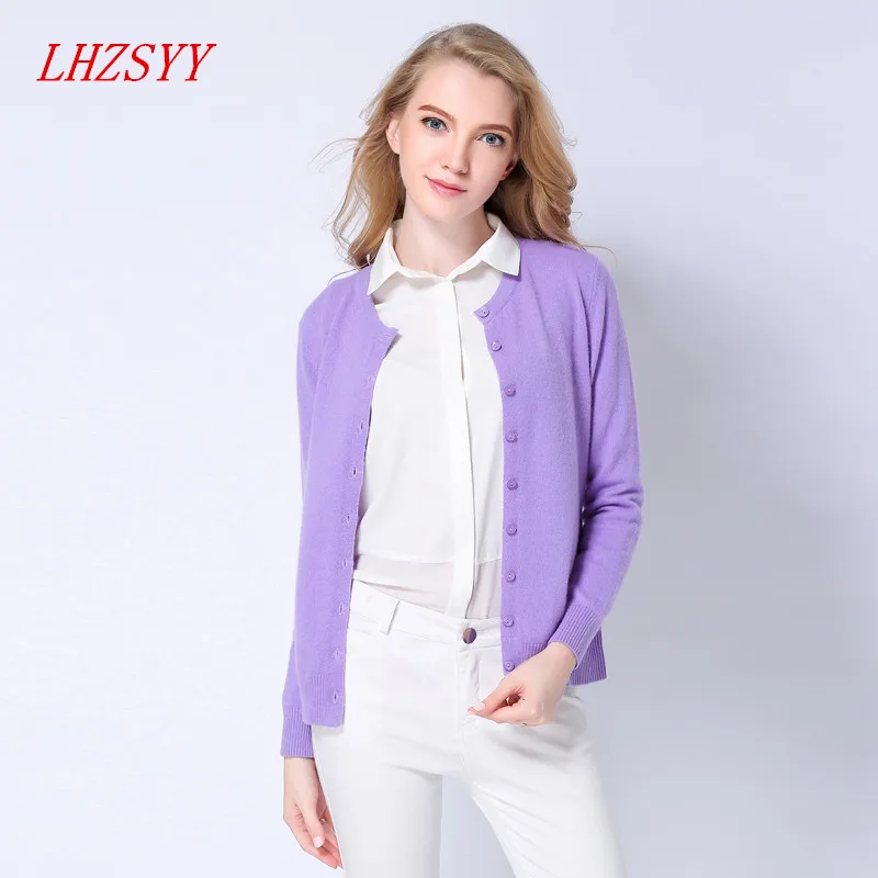 New autumn female cardigan sweater, cardigan long sleeved Sweater Size cashmere coat