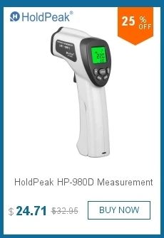 2 шт. HoldPeak hp-1120-50~ 1120 Инфракрасный цифровой термометр лазерный ИК измеритель температуры пистолет термо пирометр