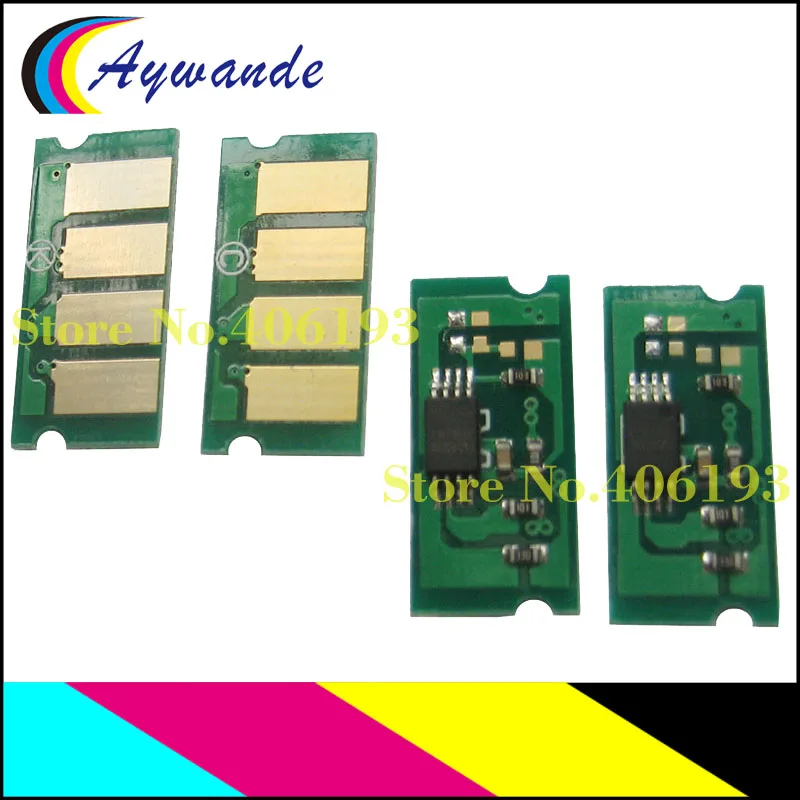 4 x чип сброса для Ricoh SPC220 SP C220 C222 C240 SPC222 SPC240 SP C240dn C240sf чип картриджа тонера