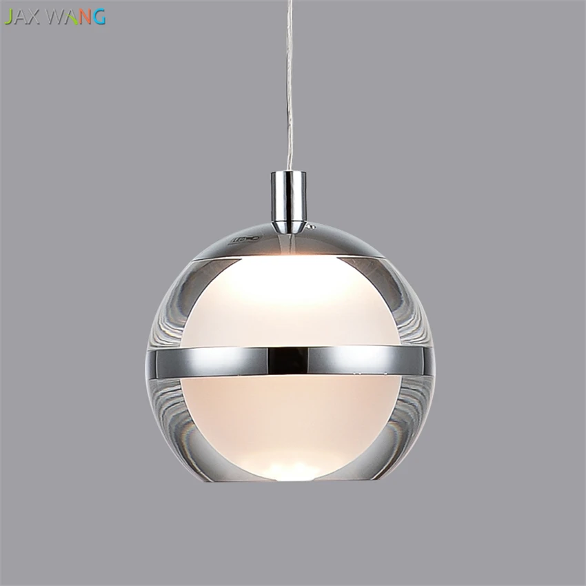 

Modern Crystal Magic Ball Pendant Lights Nordic Design Dining Room Restaurant Bedroom Bedside Decoration Lamps Hanging Fixture