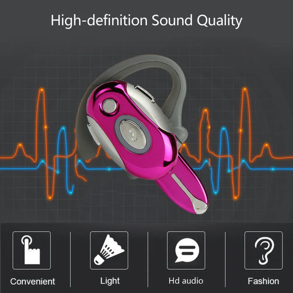 Bluetooth Headset for Apple iPhone Xs Xs Max Xr X 8 7 6 5 5 Wireless Bluetooth headphone handsfree for Samsung ASUS Google HTC