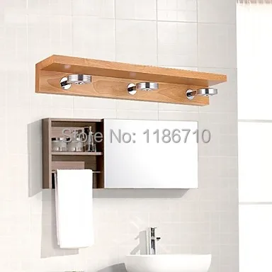 Oak Mirror Lamp led wall light Neutral White The bathroom mirror wall light Free shipping