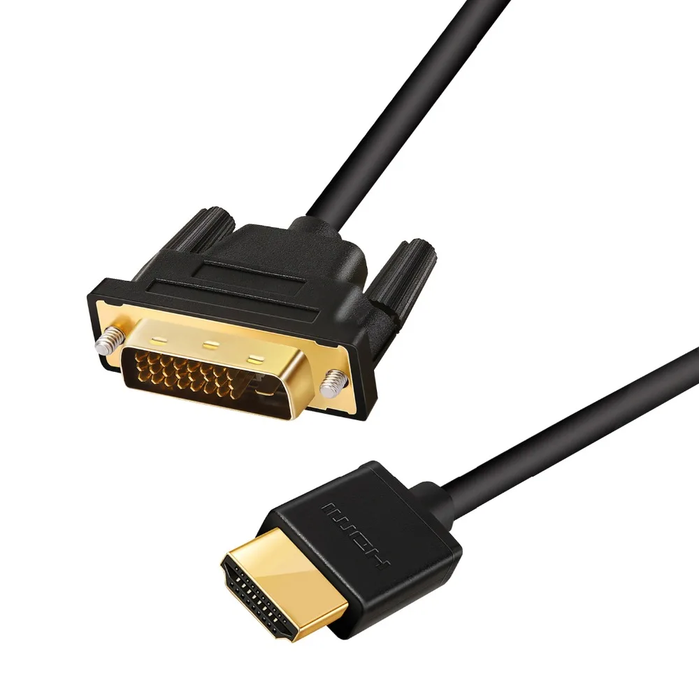 HDMI to DVI Cable 24+1 pin Adapter Male to Male Converter Cable 3D 1080P for LCD DVD HDTV XBOX hdmi 1m 2m 3m 5m DVI TO HDMI