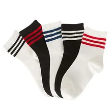 10 шт., весна-осень, Новое поступление, 5 пар женских носков модные милые полосатые короткие хлопковые носки для девочек носки в японском студенческом стиле