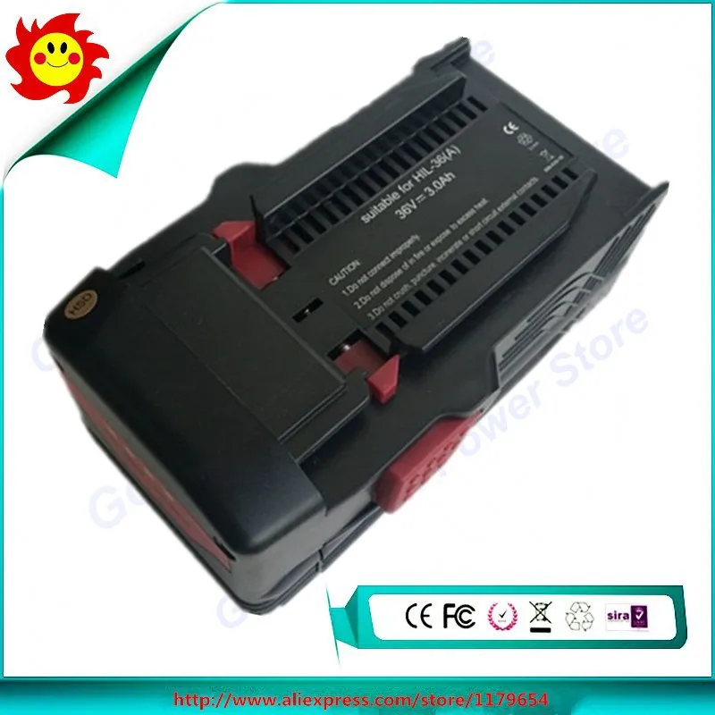 Free Shipping power tool battery,Hilti 36V,Li ion,3000mAh,B36, B36V