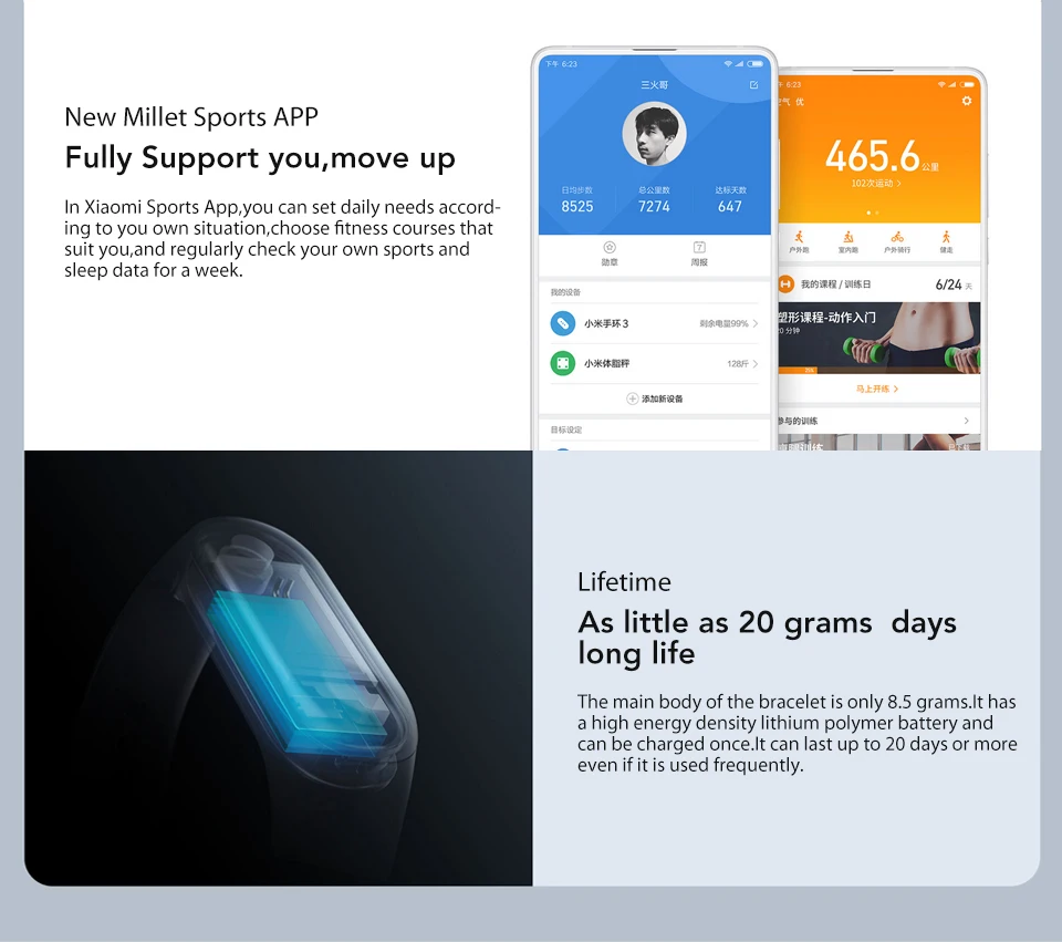 In Stock! Original Xiaomi Mi band 3 Xiomi Heart Rate Monitor Bluetooth 4.2 Xaomi Smart Sport Bracelet OLED Miband 3 Smartband  (11)