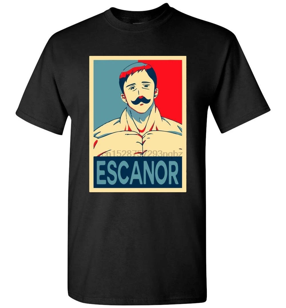 Футболка с надписью The Seven Deadly Escanor Hope | Мужская одежда
