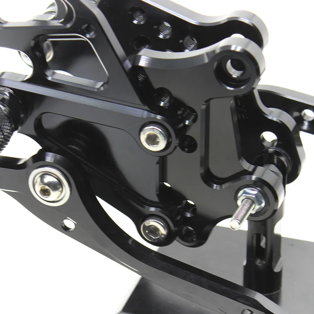 Для YAMAHA YZF R25 2015 2016 R3 CNC Алюминиевый Регулируемый мотоцикл Rearsets задний комплект