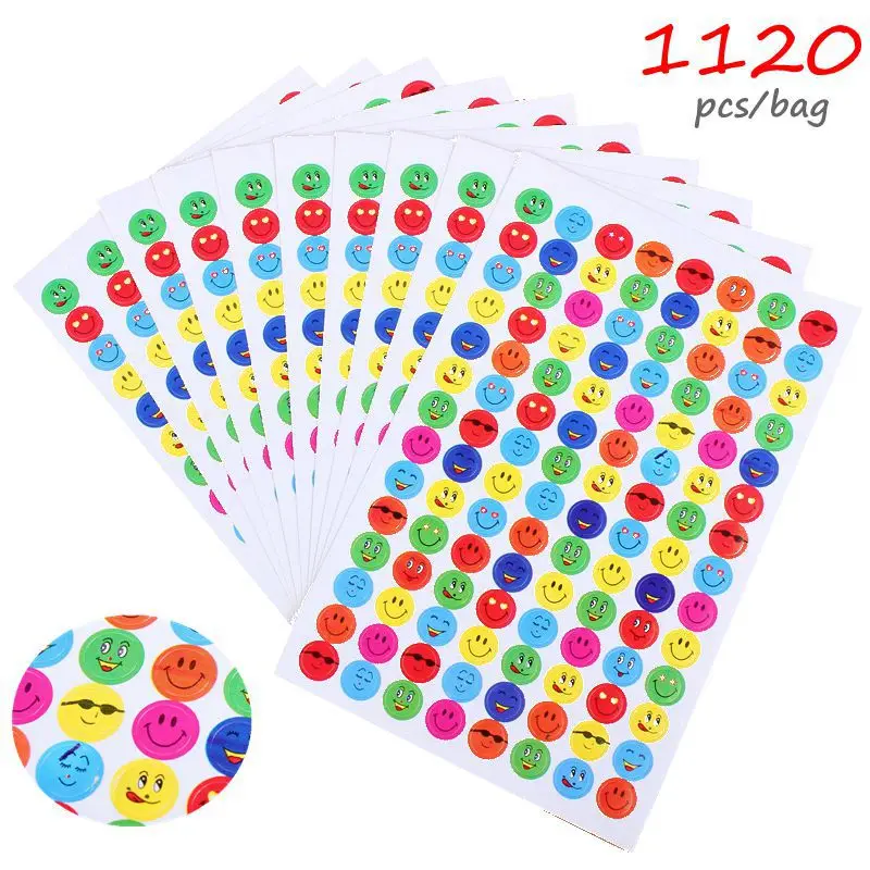 1120pcs Emoji Stickers Laptop Sticker Adesivo font b Notebook b font Stickers Set Classic Toy For