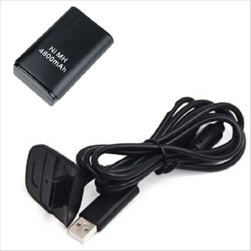 Newest High Quality Black 4800mAh Rechargeable Battery Pack + USB