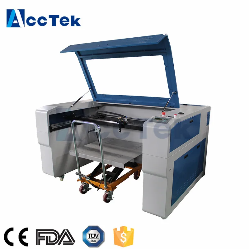 

AccTek 9060 stone laser engraver 60w 80w 100w 130w 150w laser cutter for sale