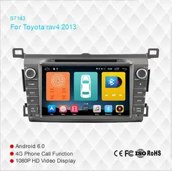Android 6,0 Octa Core 2 Гб Оперативная память + 16 Гб Встроенная память машинный DVD проигрыватель для Toyota RAV4 2013-2016 gps навигации радио стерео 4G, Wi-Fi