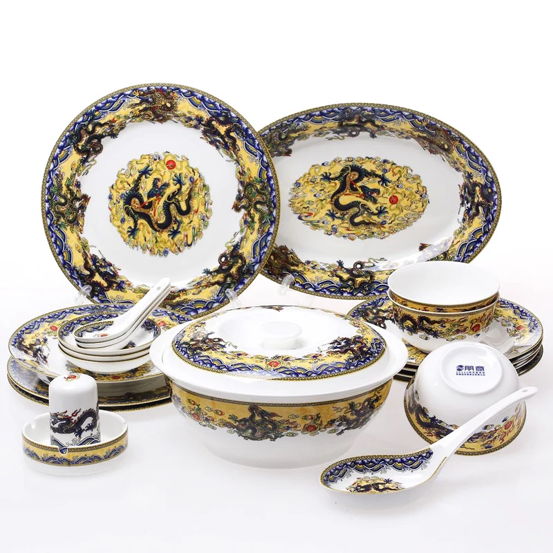 Fine bone china gift dinnerware set 56 bone china dinnerware set noble