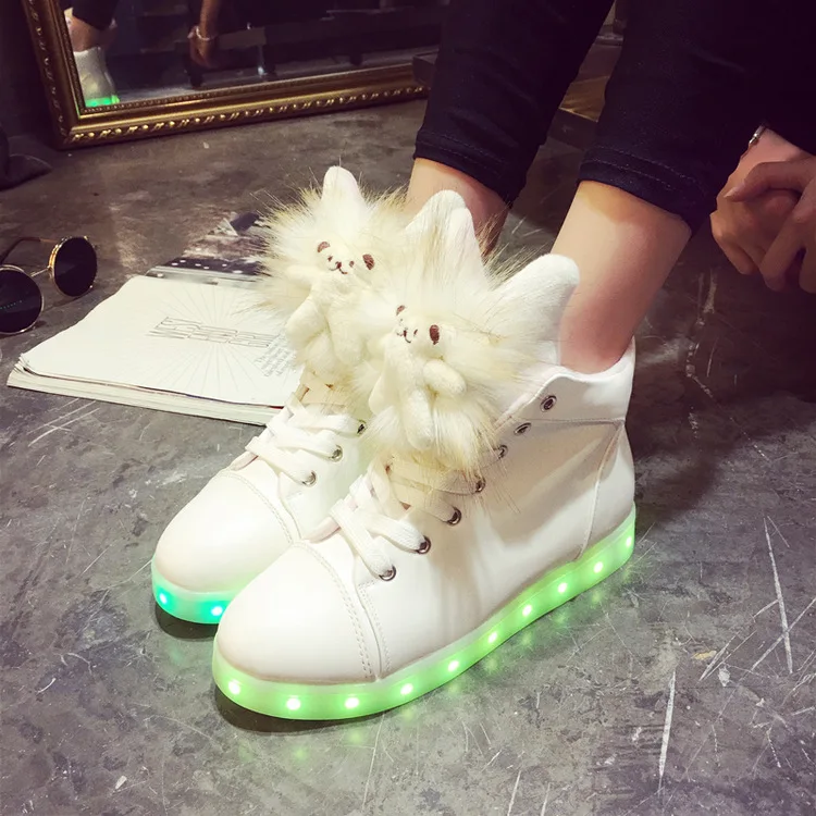 Yeafey-Luminous-Krasovki-Sneakers-Womens-Winter-Cat-Fashion-Sneakers-Luminous-Children-Luminous-Shoes-for-Girls-Led