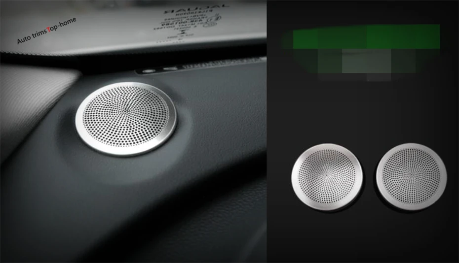 

Yimaautotrims Dashboard Front Stereo Speaker Audio Frame Cover Trim Kit Interior Mouldings Fit For Jaguar F-Pace 2017 2018 2019