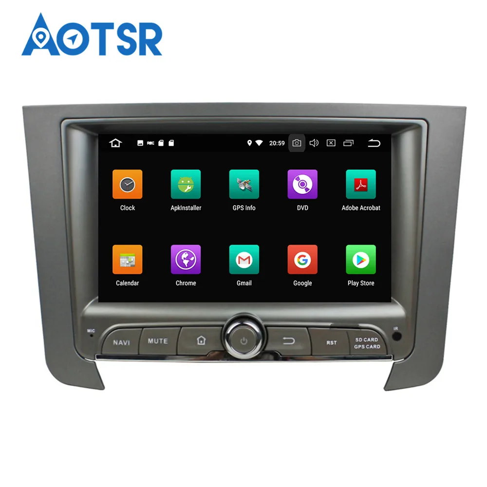 Cheap Android 9.0 4+32G 8 core Car DVD Player GPS navigation For Ssangyong REXTON 2014+ head unit multimedia player tape recorder IPS 5