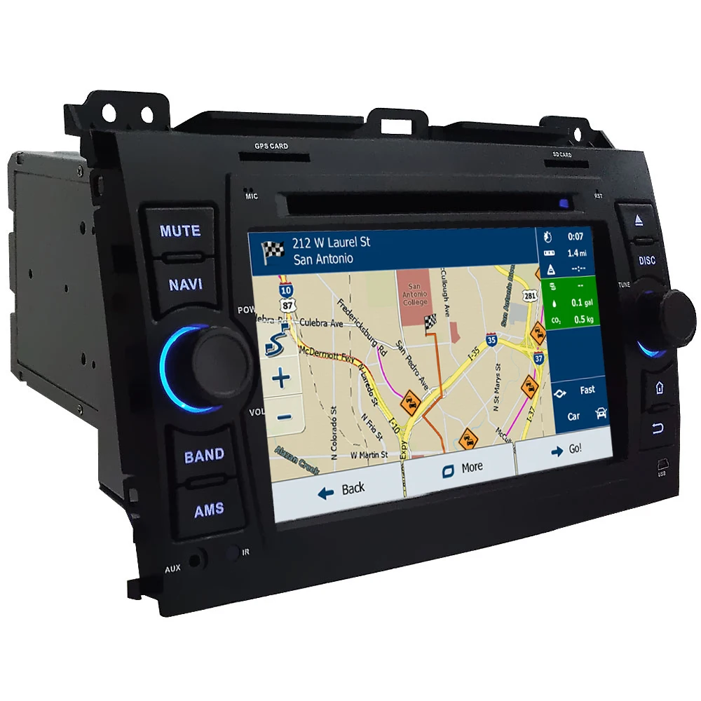 Clearance 7" Octa Core 4G Android 8.1 4GB RAM 64GB ROM RDS BT Car DVD Multimedia Player Stereo Head Unit For Toyota Prado LC120 2004-2010 3