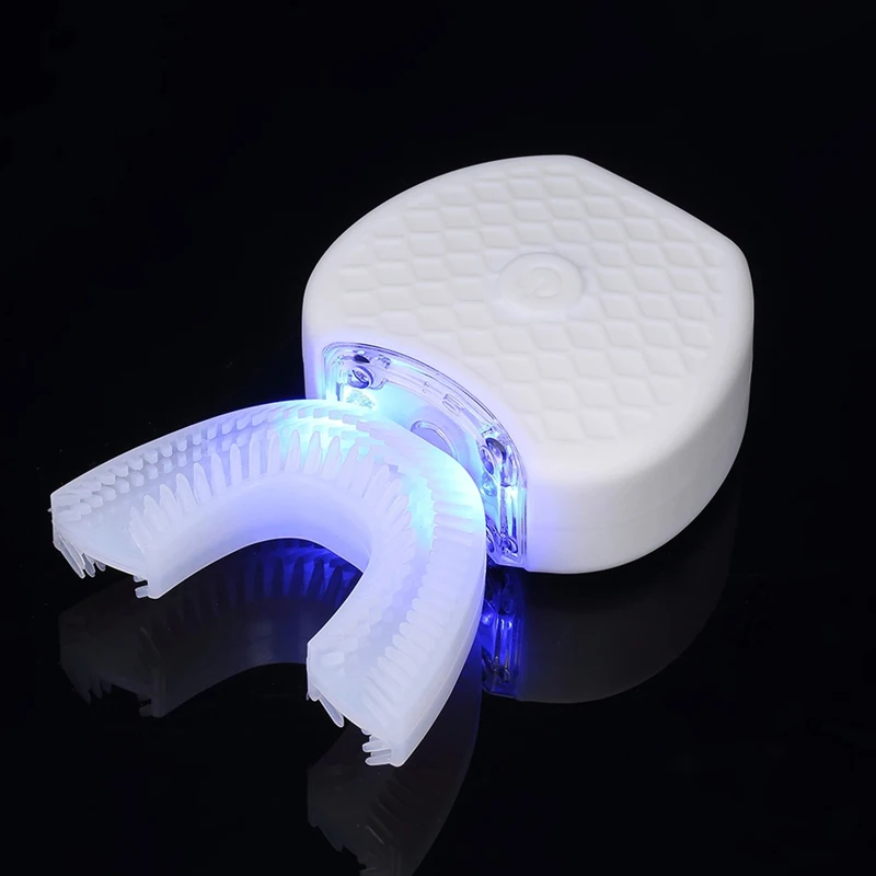 360° Automatic Sonic Electric Toothbrush Waterproof Intelligent U Type Automatic Tooth brush Whitening Electric Power Toothbrush 11