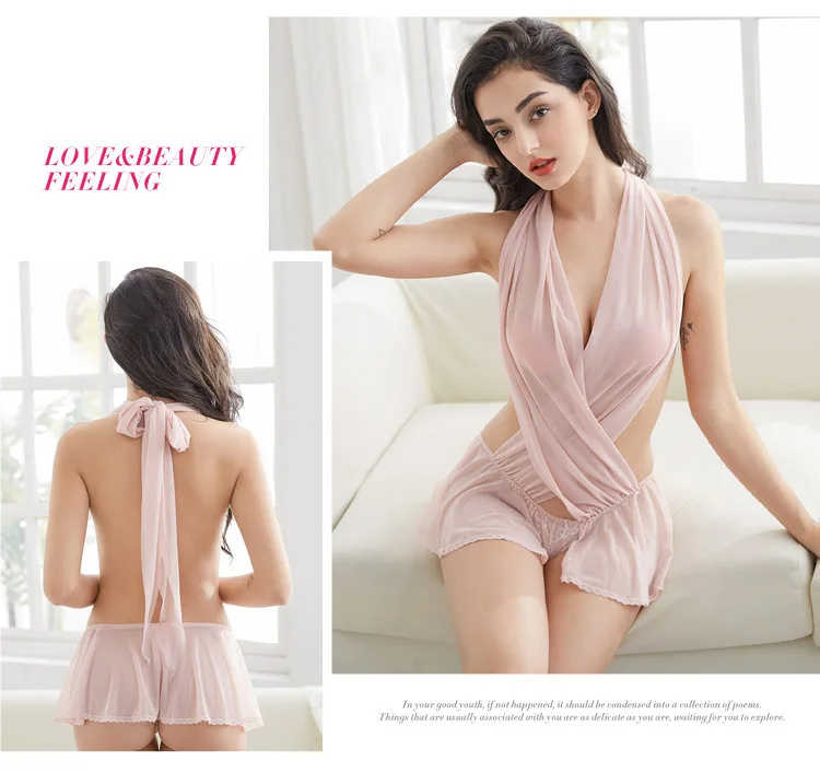 V neck Sleeveless Nighty | sleeveless nighty | sexy lingerie