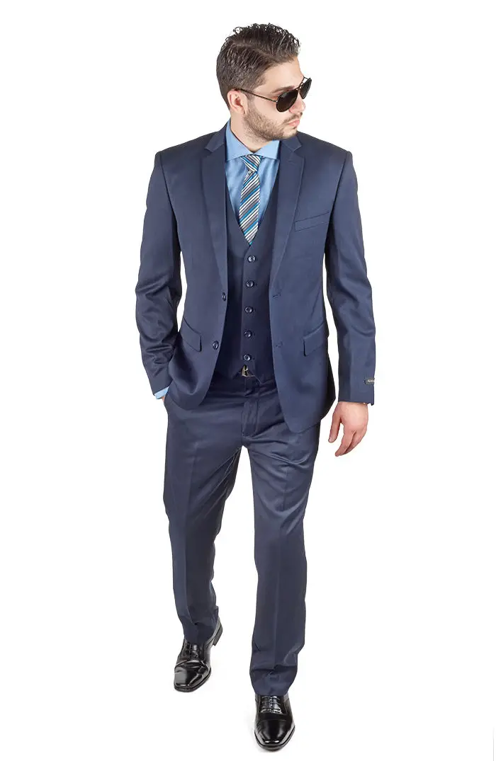 Нотч заказ Буле из 3 предметов (куртка + брюки + VestTie) модные Для мужчин костюмы Красивый деловой мужской костюм Две кнопки высокое качество