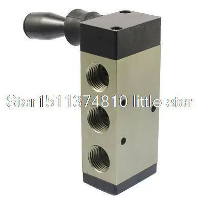 

1/2"PT Air Inlet Five Way Two Position Manual Hand Pull Valve 4H410-15