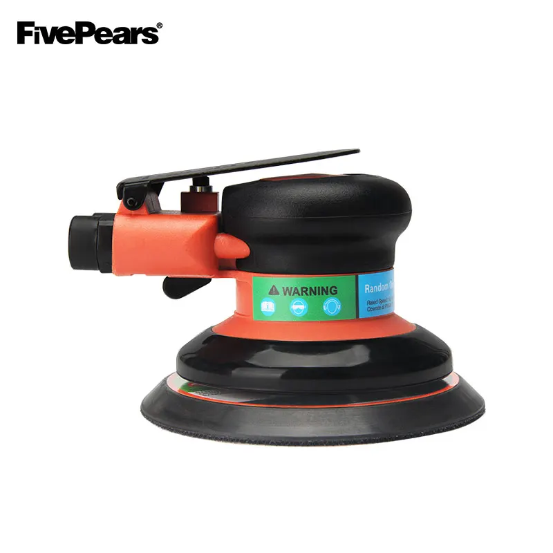FIVEPEARAS Polisher Air Random Orbital Palm Sander for 5inch 125mm Pad Pneumatic Power Tool Free Shipping.