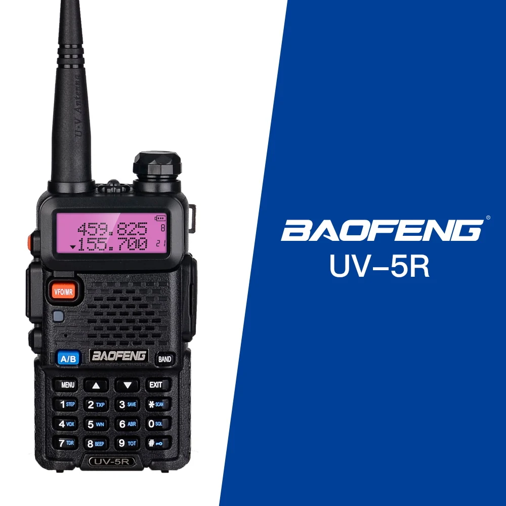 

Baofeng UV-5R Walkie Talkie Professional CB Radio Station Baofeng UV5R Transceiver 5W VHF UHF Portable UV 5R Hunting Ham Radio